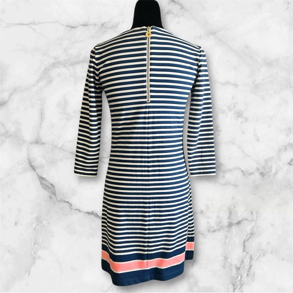 Lilly Pulitzer Striped Navy and Pink Dress sz XS Euc 008 - Picture 8 of 8